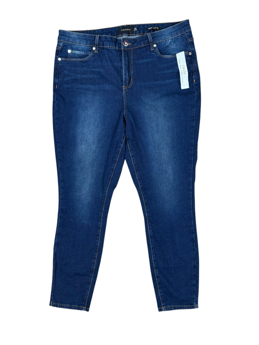 NWT Tahari “Chloe” tummy tuck slimming skinny jeans size 16W